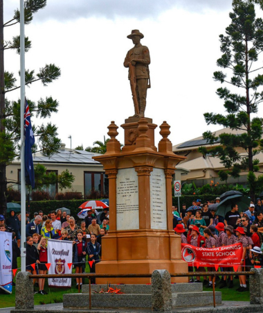 Coomera Anzacs - The Cenotaph