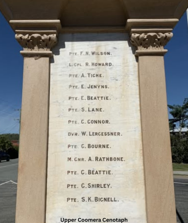 Coomera Anzacs - The Cenotaph