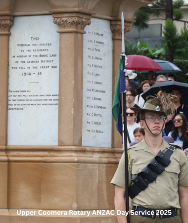 Coomera Anzacs - The Cenotaph